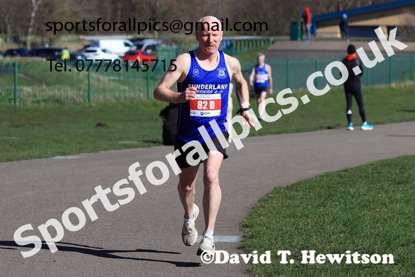 Masters Men Over-50s, 2026 NECAA Royal Signals Road Relays, Hetton Lyons Country Park, Hetton le Hole. Photo: David T. Hewitson/Sports for All Pics